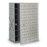 View Front Loading 27-Door Horizontal Mailbox